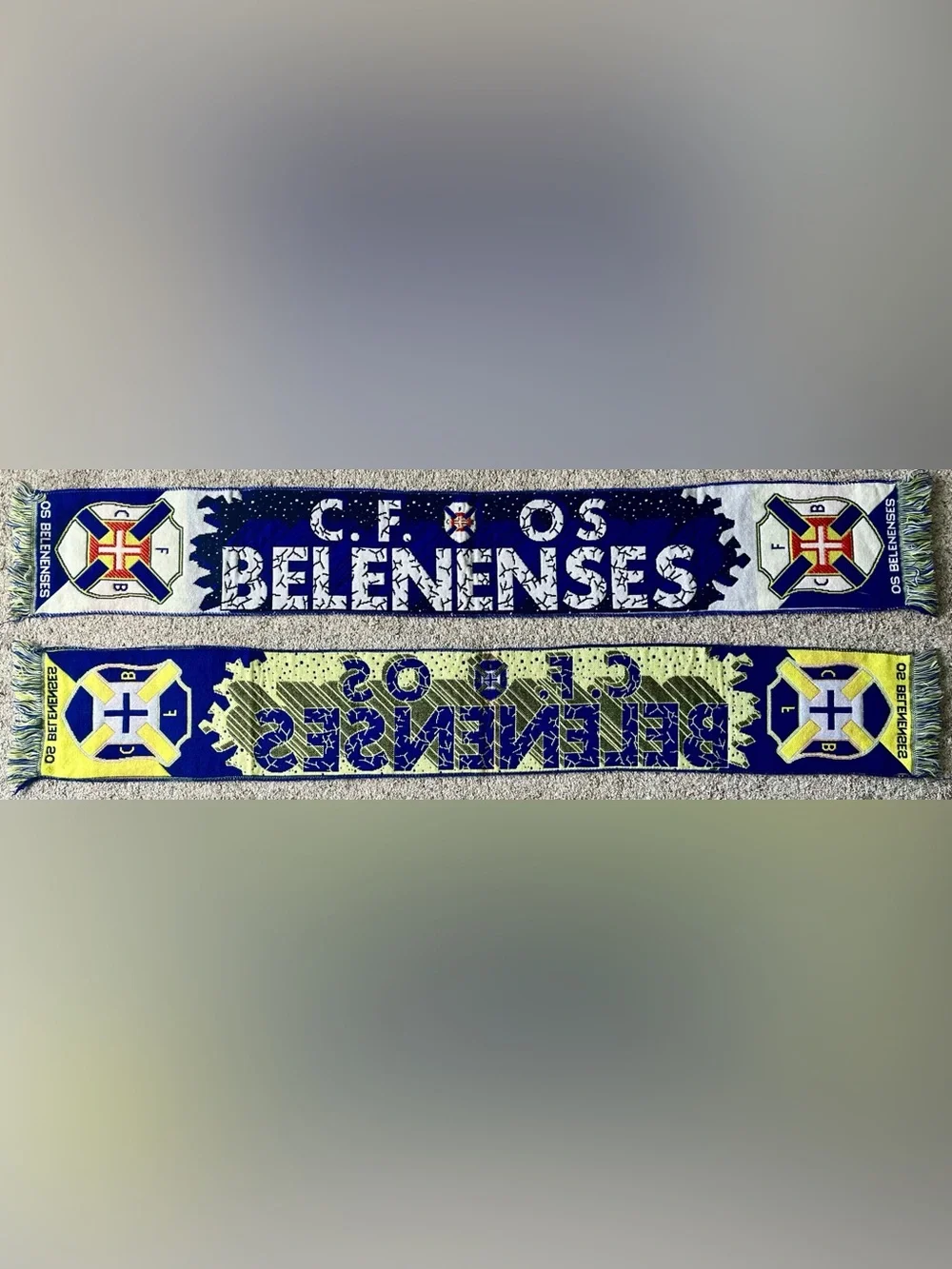 Clube De Futbol CF Os Belenenses Portugal Soccer Scarf
